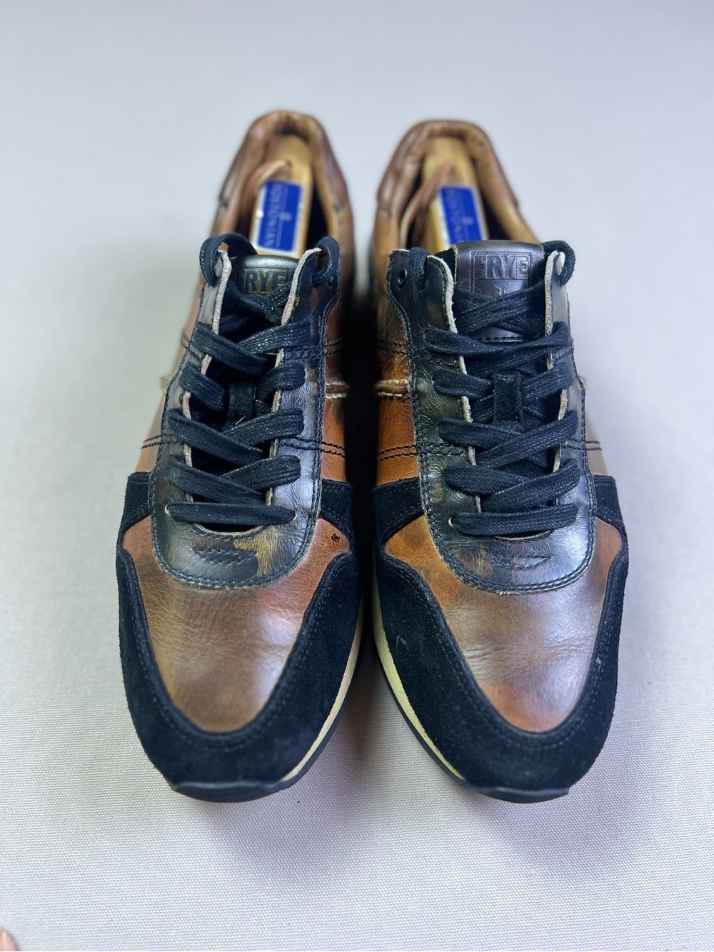 Frye Kane Leather And Suede Runner sneakers